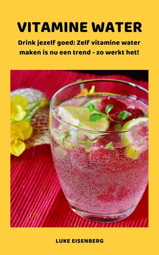VITAMINE WATER - Drink jezelf gezond - cover