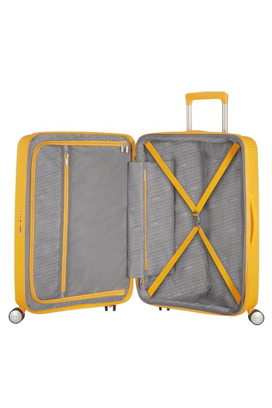 American Tourister Koffer - Soundbox Spinner 67/24 Tsa uitbreidbaar - Golden Yellow - 81 l