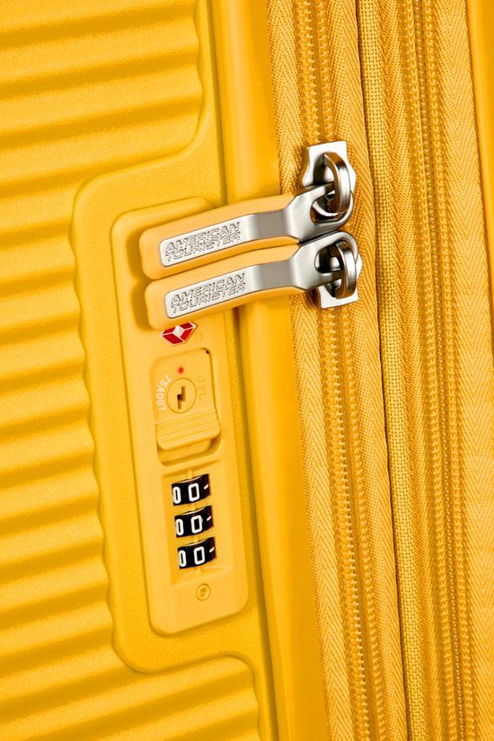 American Tourister Koffer - Soundbox Spinner 67/24 Tsa uitbreidbaar - Golden Yellow - 81 l