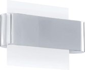 EGLO Sania - Wandlamp - 2 Lichts - Chroom, Glanzend Wit