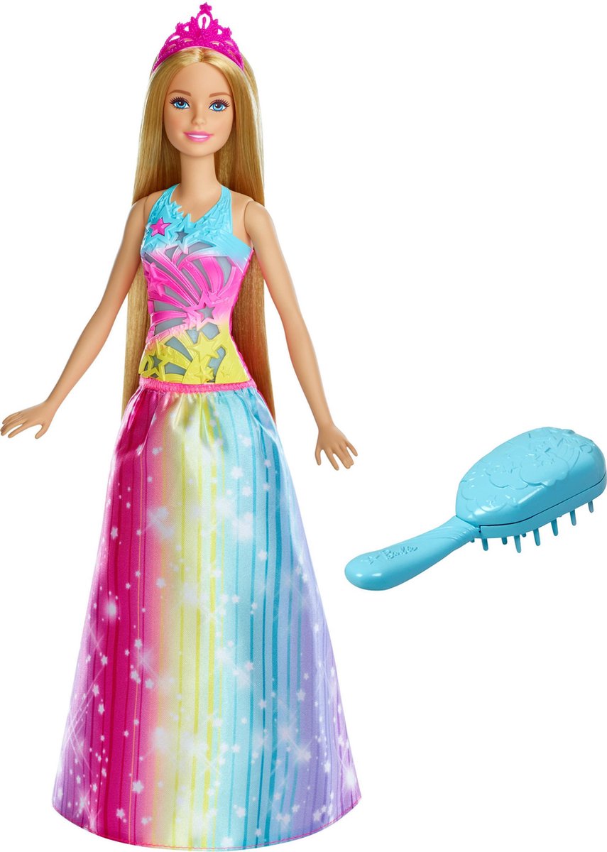 Barbie Dreamtopia Twinkelend Haar Prinses - Barbiepop | bol.com