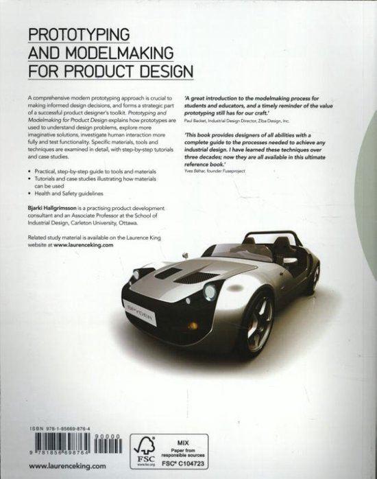 Prototyping and Modelmaking for Product Design, Bjarki