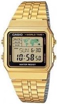 Casio A500WGA-1D dames horloge - Goudkleurig