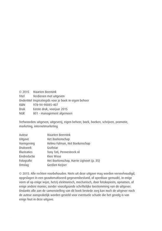 Verdienen met uitgeven