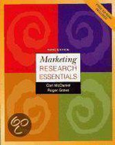 Marketing Research Essentials