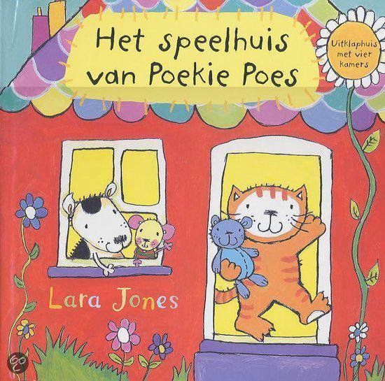 Cover van het boek 'Het speelhuis van Poekie Poes'