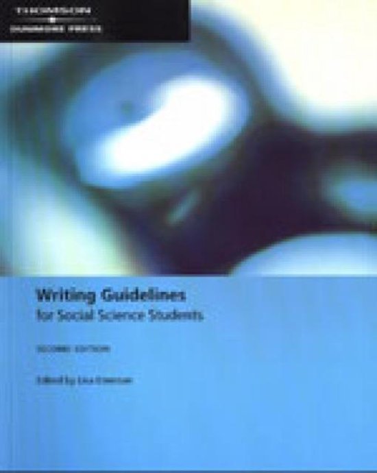 WRITING GUIDELINES SOCIAL SCI STUDENTS | 9780170128452 | Lisa Emerson ...