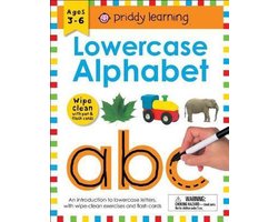 Wipe Clean Learning Books- Wipe Clean Workbook: Lowercase Alphabet (Enclosed Spiral Binding)
