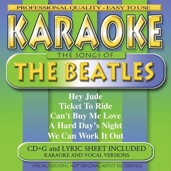 Karaoke Songs By The Beatles, Karaoke CD (album) Muziek bol