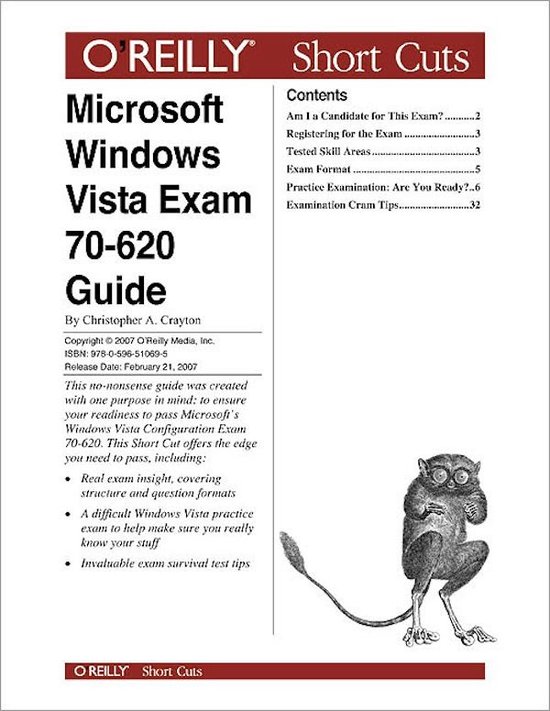 Microsoft Windows Vista Exam 70-620 Guide - cover