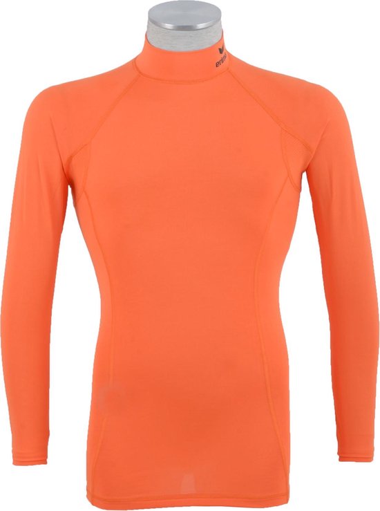 kalkoen Trouw Adolescent ERIMA Support Long Sleeve - Thermoshirt - Heren - S - Oranje | bol.com