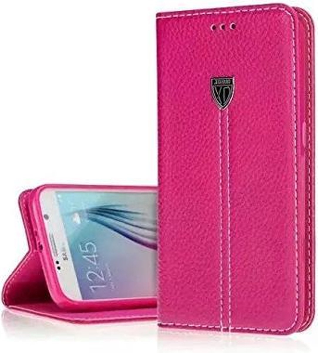 Xundd Fundas Echt Leer Case Cover Hoesje Voor iPhone 6 Plus Pink / Roze