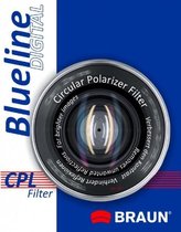 Braun 62mm Blueline Circular Polarising Filter 6,2 cm Polarisatiefilter voor camera's