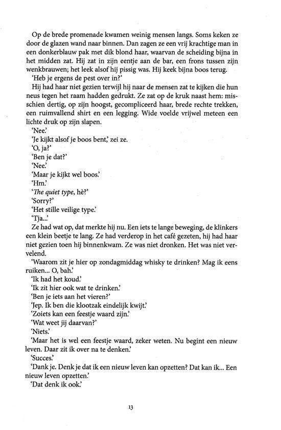 Page de texte du livre 'Verloren Ziel'.