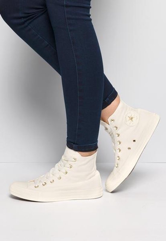 Converse Chuck Taylor All Star Witte Sterren Platform Sneaker - Ferraris  Boutique