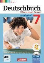 Deutschbuch 7. Schuljahr.  Arbeitsheft mit Lösungen und Übungs-CD-ROM. Hessen