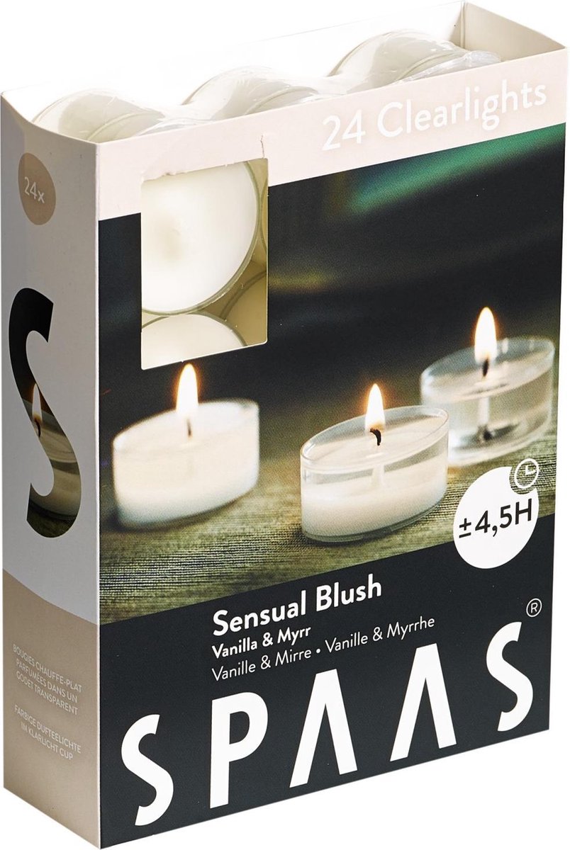 Clearlights Sensual Blush - 4,5 uren - set van 72 stuks - Spaas