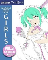 Manga Anime Artists Coloring Book - Girls - Vol. 3