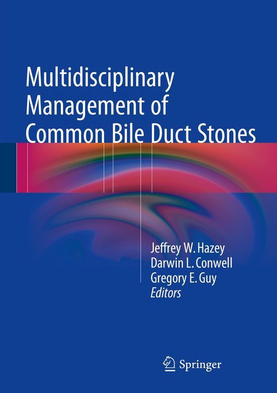 Multidisciplinary Management of Common Bile Duct Stones - cover