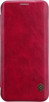 Nillkin Qin Leather Book Case voor Samsung Galaxy S8 Plus - Rood