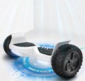 I-CIGO - Hoverboard - 8.5inch - Off road - Bluetooth speaker - APP - verlichting -Wit