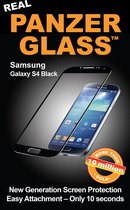PanzerGlass Premium Glazen Screenprotector Samsung Galaxy S4 - Zwart