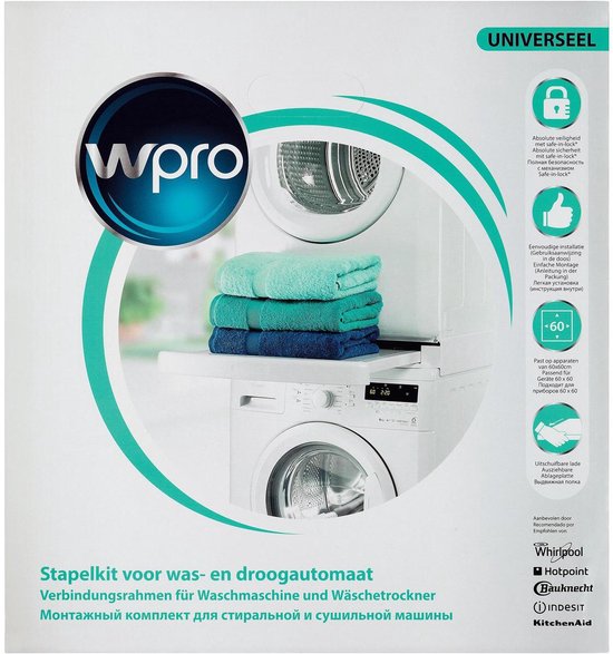 Wpro SKS101 – Stapelkit met uitschuifbaar plateau - Universeel