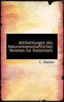 Mitthelilungen Des Naturwissenschaftlichen Vereines Fur Steiermark