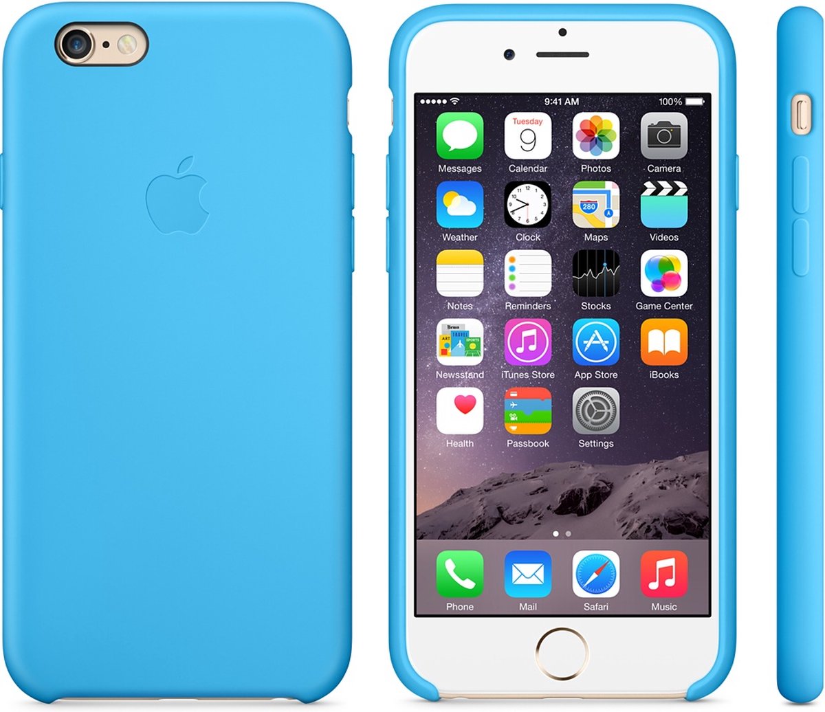 Apple - Siliconen Hoesje - iPhone 6/6S - Blue