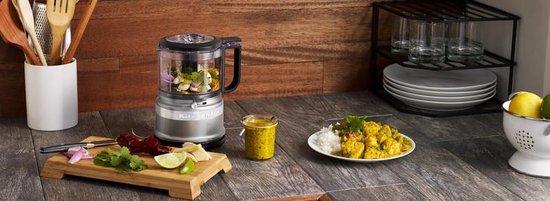 KitchenAid 5KFC3516ECU - Hakmolen - Contour Silver - 830ml — afbeelding 5