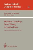 Machine Learning: From Theory to Applications
