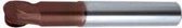 Torusfrees Fabrieksnorm VHM Signum-gecoat Z 2 L 4,0x1,0mm Gühring