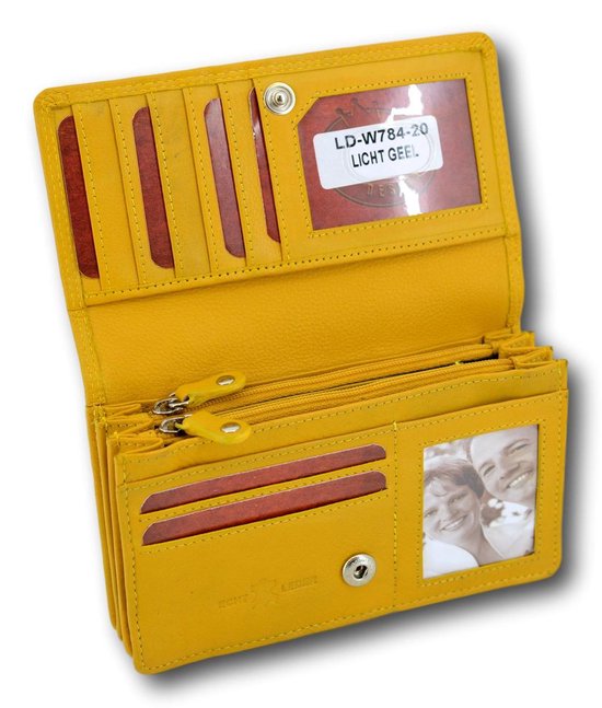Portemonnee - Portemonnee dames - Portefeuille dames - Beurs - Dames portemonnee - Dames portemonnee leer - Cadeau - Vrouwen cadeautjes - Cadeau voor vrouw - Kado vrouwen - Kado vrouwen verjaardag - Cadeau voor vriendin - Voor haar - Cadeau voor mama