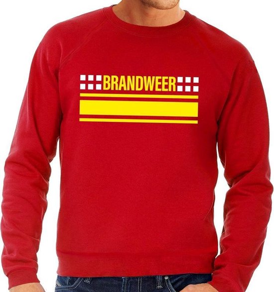 Christian Ecologie schudden Brandweer logo rode sweater voor heren - Hulpdiensten verkleedkleding S |  bol.com