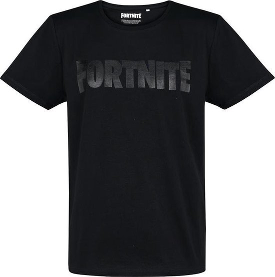 Fortnite Foil Logo Black T-Shirt