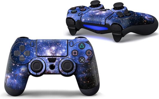 PS4 dualshock Controller PlayStation sticker skin | Galaxy blue