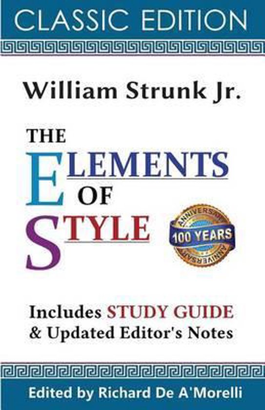 The Elements of Style (Classic Edition, 2017) - cover