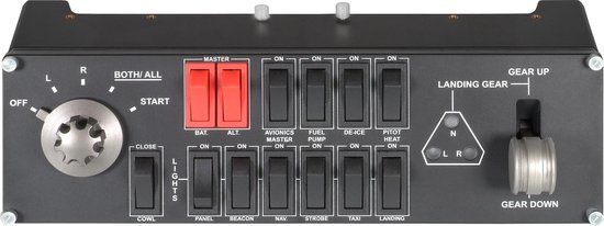 logitech saitek pro flight switch panel