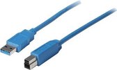 Vedimedia-USB-3.0-A/B-kabel-3-0-m-blauw