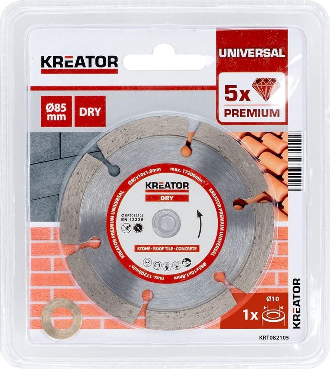 Kreator KRT082105 Diamantschijf Ø85 mm - Premium - Universeel