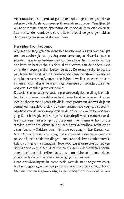 Tekstpagina uit een boek met de titel "Erotische intelligentie".