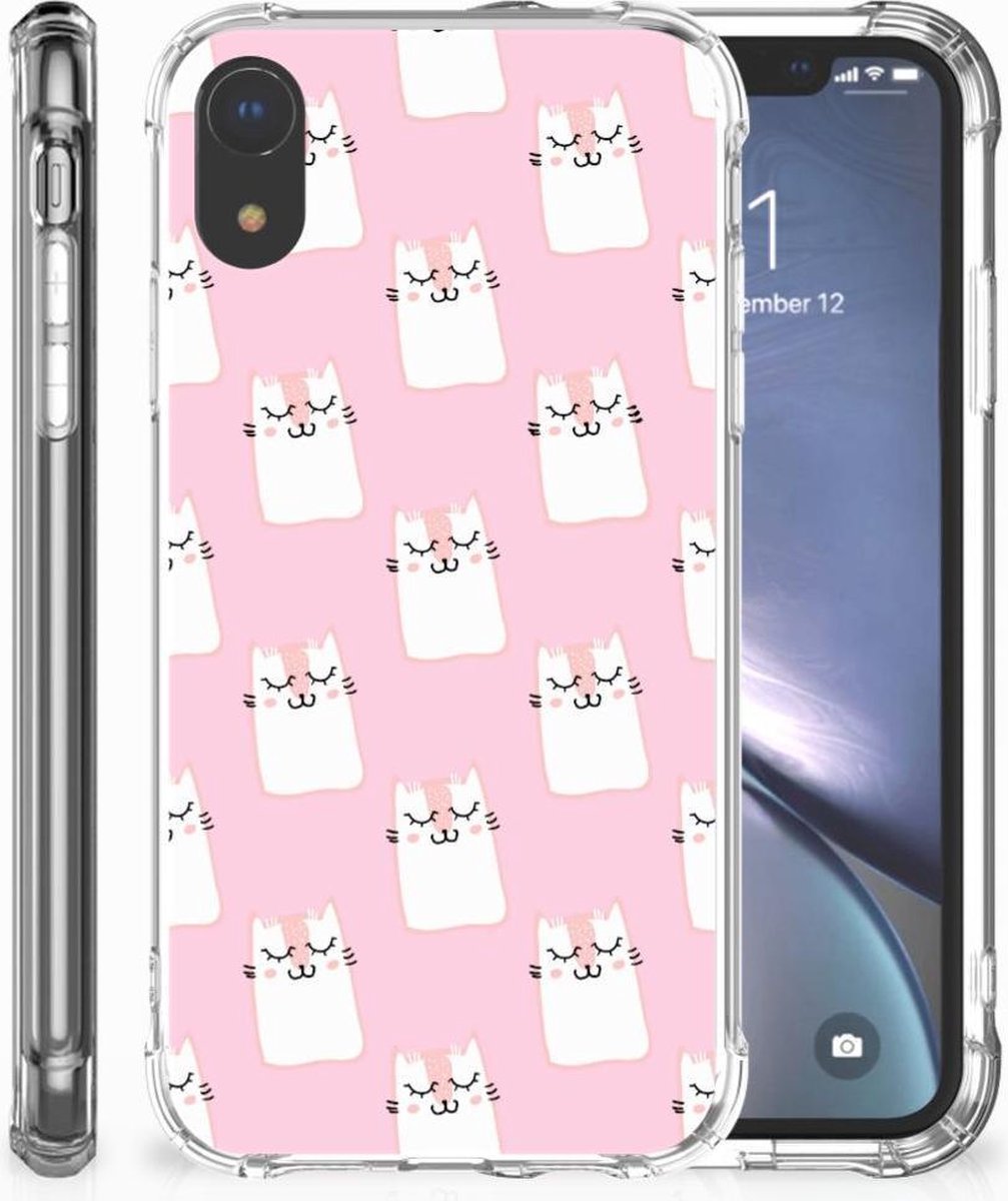 Apple iPhone Xr Case Anti-shock Sleeping Cats
