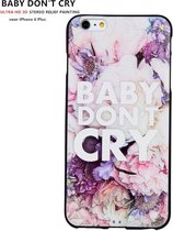 Design 3D Softcase Hoesje - iPhone 6 Plus - BABY DON'T CRY