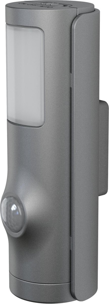 Osram NIGHTLUX Torch wandverlichting Geschikt voor gebruik binnen Geschikt voor buitengebruik Zilver