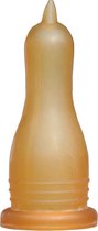 Lamspeen - bruin - voor op bierfles - zacht