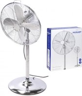 Merkloos - Statiefventilator - Chroom