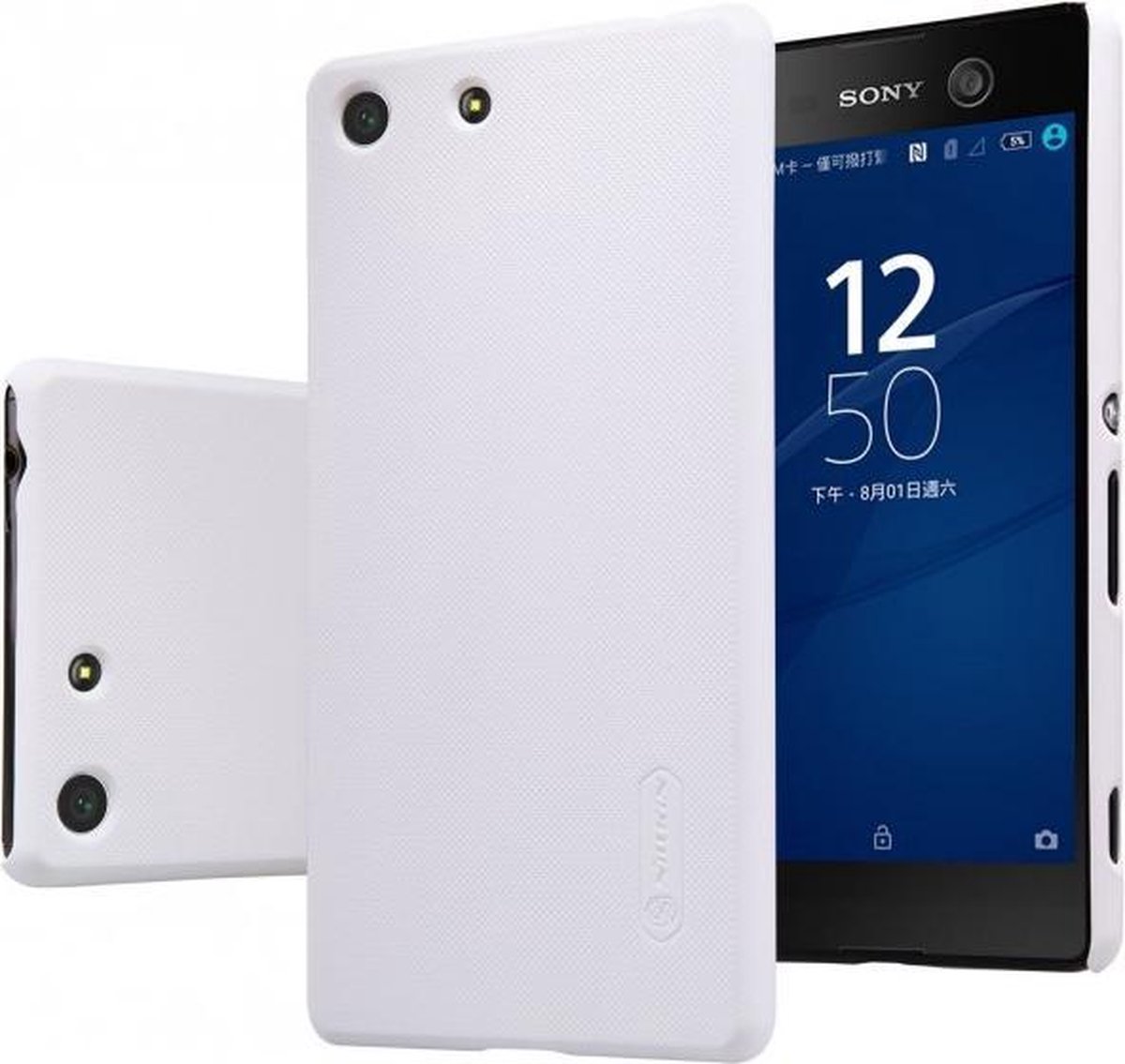 Nillkin Super Frosted Shield Backcover voor de Sony Xperia M5 - White
