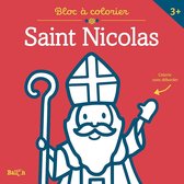 Bloc à colorier sans déborder - Saint-Nicolas