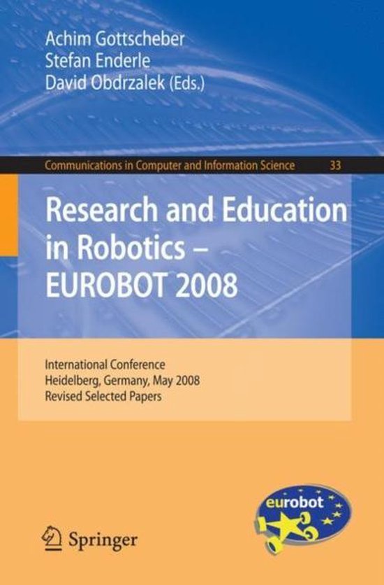 Research and Education in Robotics -- EUROBOT 2008 - cover