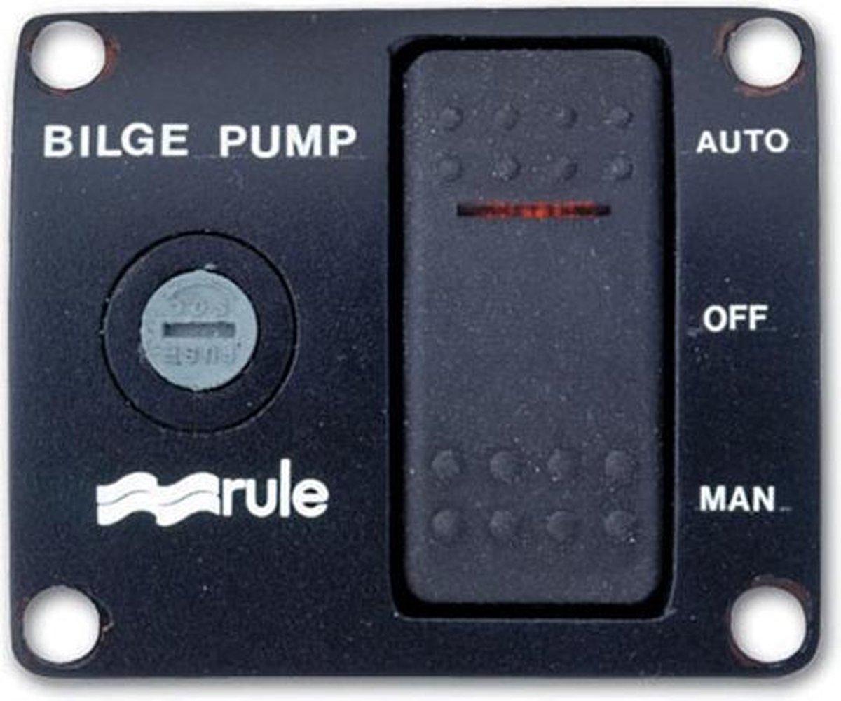 Rule 44 24 Volt 3-weg Schakelpaneel voor Bilgepomp